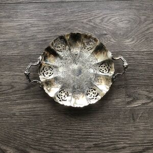 Vintage Silverplate Trinket‎ Dish